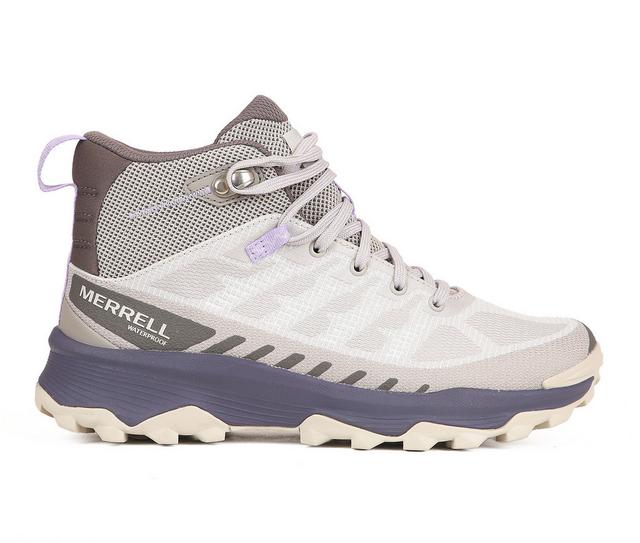 Women's Merrell Speed Eco Mid WP in Dove color