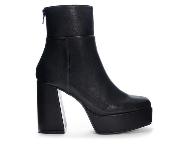 Women's Chinese Laundry Norra Platform Booties in Black color