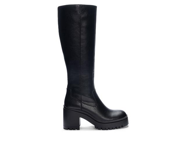 Women's Dirty Laundry Oakleigh Knee High Heeled Boots in Black color