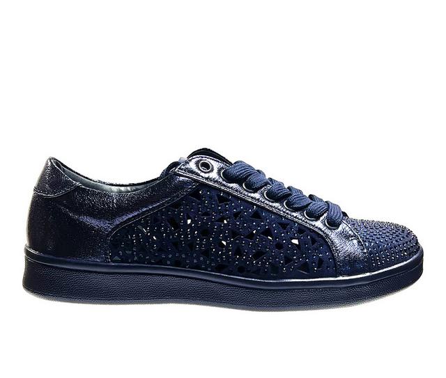 Women's Lady Couture Paris Fashion Sneakers in Navy color