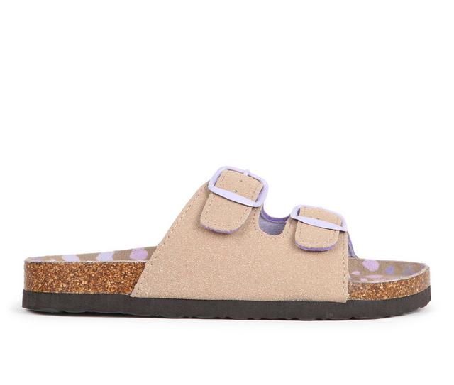 Girls' Northside Little Kid & Big Kid Mariani Footbed Sandals in Tan/Lilac color