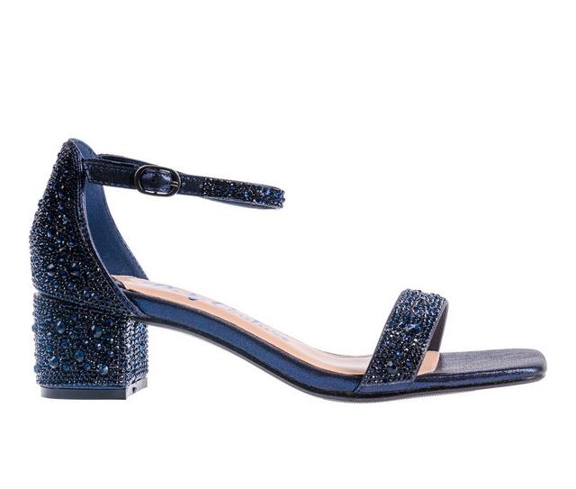 Women's Lady Couture Dazzle Dress Sandals in Navy color
