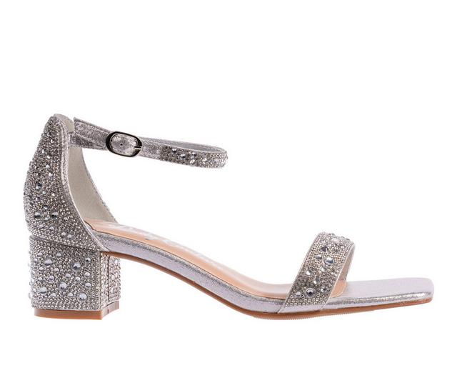 Women's Lady Couture Dazzle Dress Sandals in Silver color