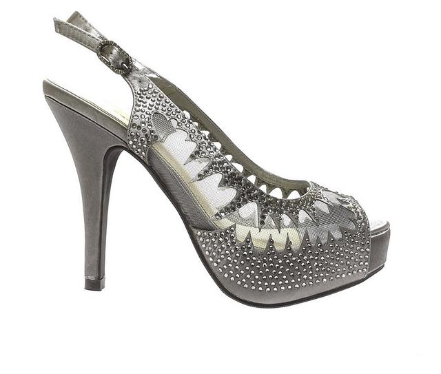 Women's Lady Couture Dream Platform Dress Sandals in Pewter color