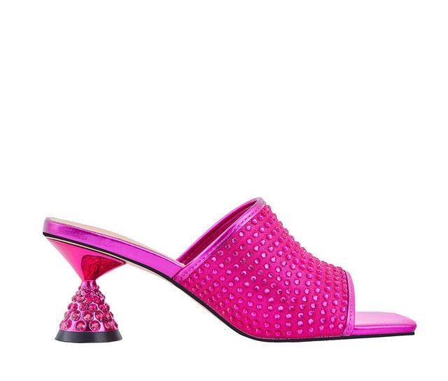 Women's Lady Couture Fireball Dress Sandals in Fuchsia color