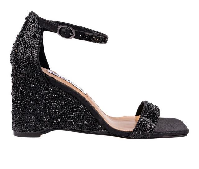 Women's Lady Couture Kloe Wedge Sandals in Black color