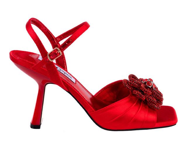 Women's Lady Couture Lilly Dress Sandals in Red color