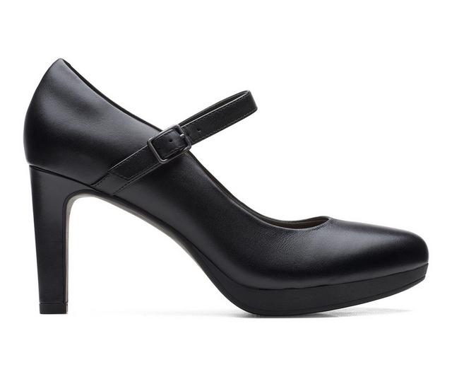 Women's Clarks Ambyr Shine Mary Jane Pumps in Black color