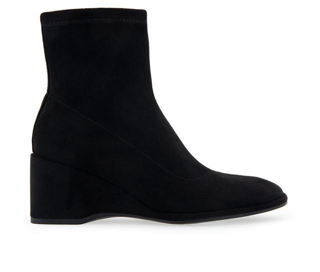 Women's Aerosoles Anouk Wedge Booties in Black color