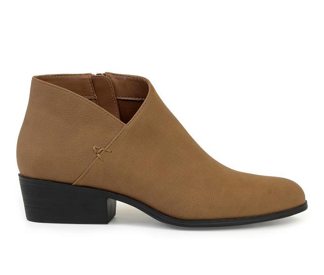 Women's Aerosoles Cayu Booties in Tan Nubuck color