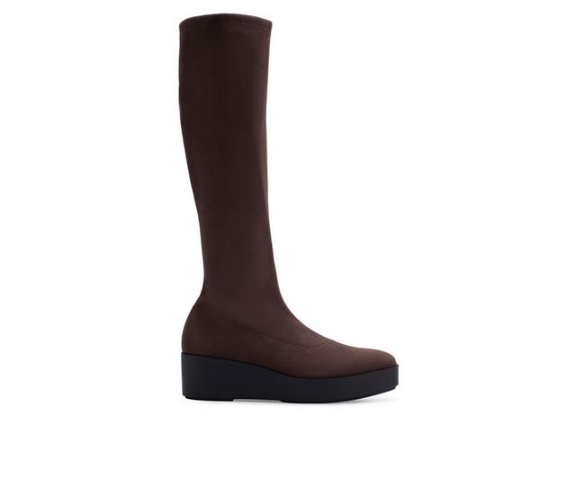 Women's Aerosoles Cecina Wedged Knee High Boots in Java color