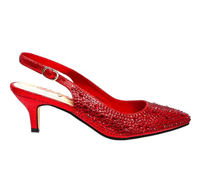 Women's Lady Couture Onyx Pumps in Red color