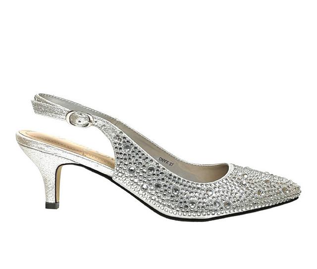 Women's Lady Couture Onyx Pumps in Silver color