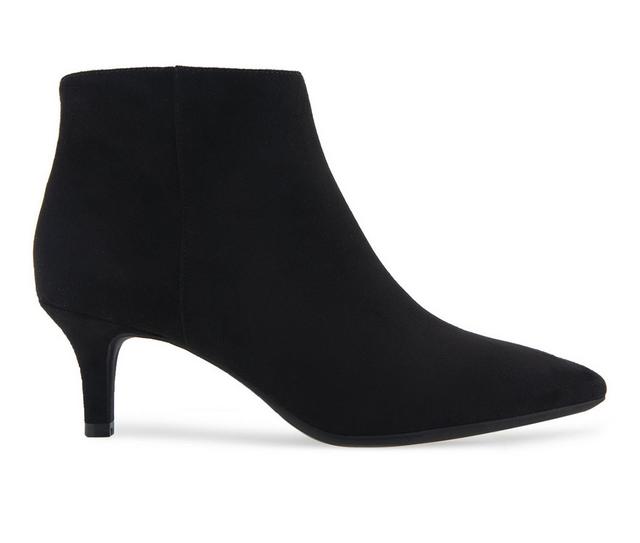 Women's Aerosoles Edith Heeled Booties in Black color