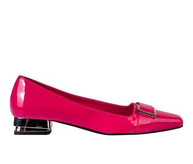 Women's Ninety Union Dove Flats in Fuschia color