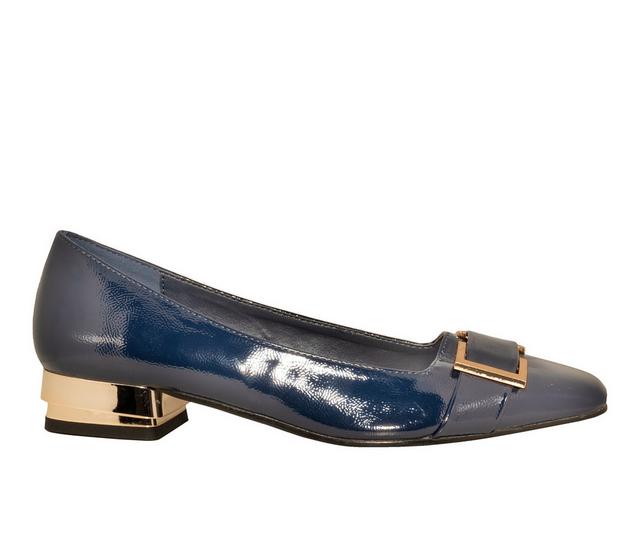 Women's Ninety Union Dove Flats in Navy color