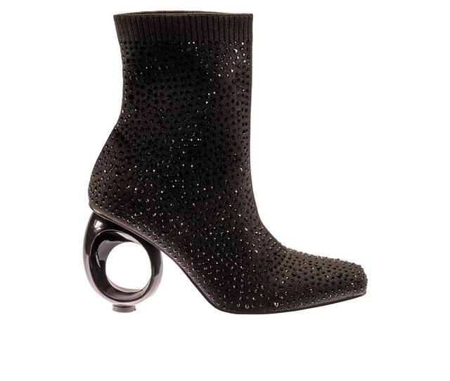 Women's Ninety Union Barbie Heeled Booties in Black color