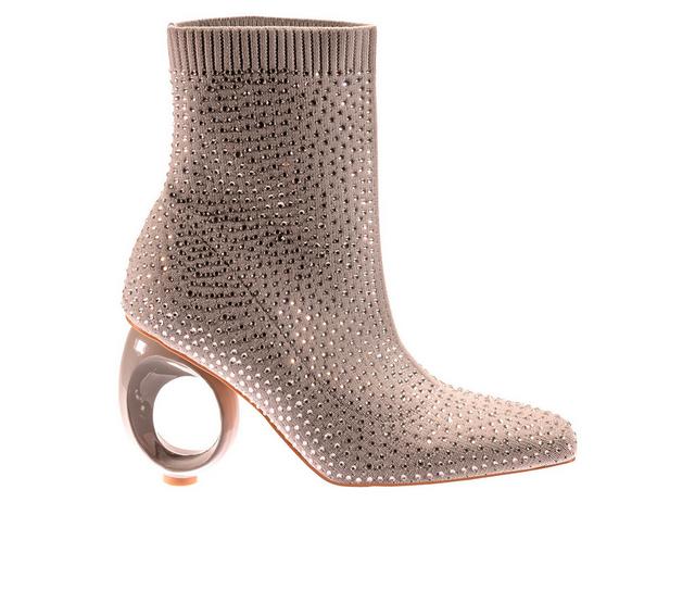 Women's Ninety Union Barbie Heeled Booties in Silver color