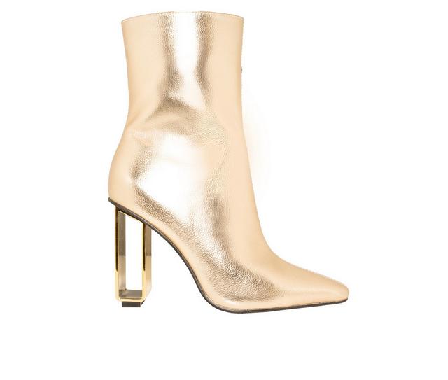 Women's Ninety Union Palladium Heeled Booties in Gold color