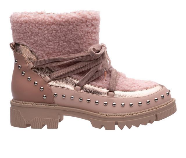 Women's Ninety Union Snowball Winter Boots in Blush color