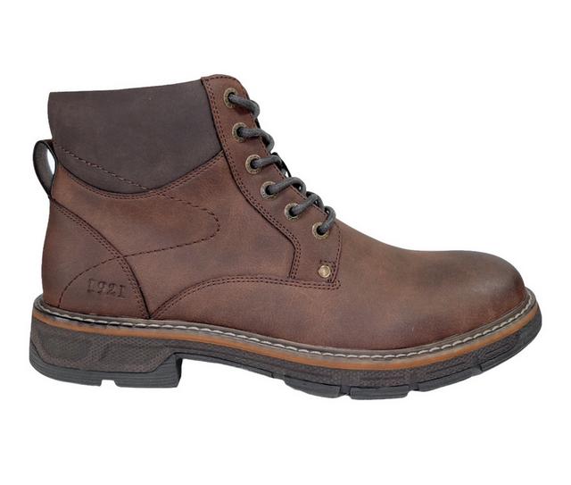 Men's Freeman Dillon Lace Up Boots in Brown color