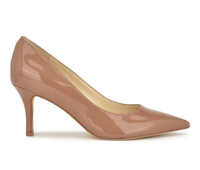 Women's Nine West Patsy Pumps in Natural Patent color
