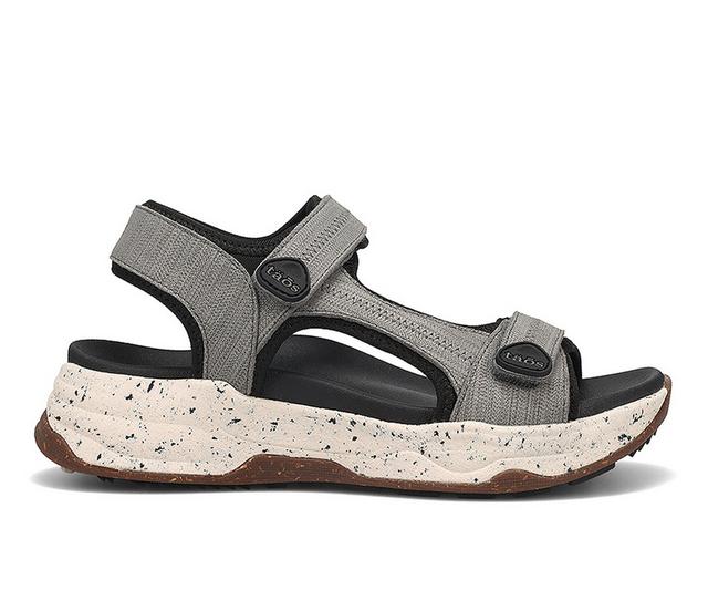 Women's TAOS Super Side Sandals in Grey Emboss color