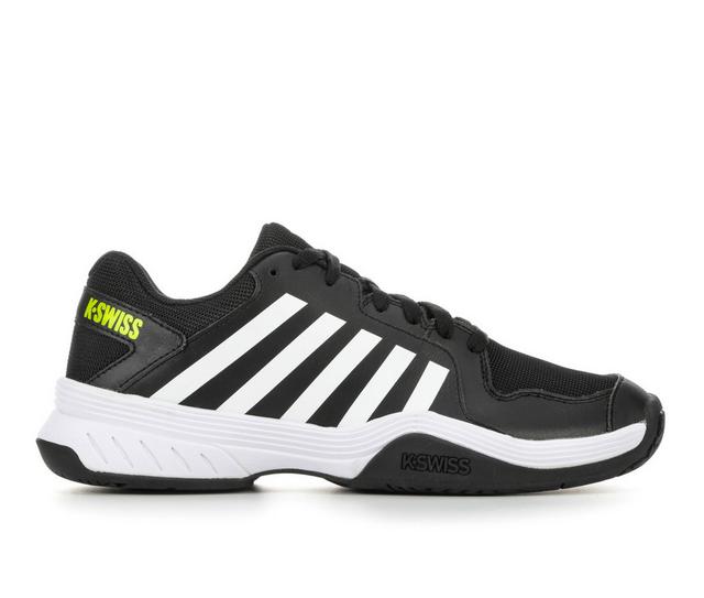 Men's K-Swiss Court Express Pickleball Sneakers in Black/White color