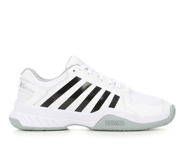 Men's K-Swiss Court Express Pickleball Sneakers in White/Black color