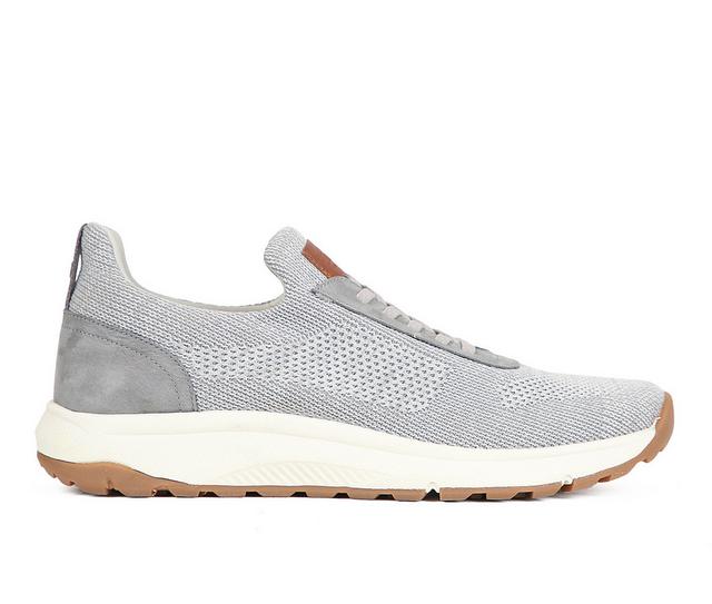 Men's Florsheim Satellite Knit Elastic Slip On Sneakers in Gray color