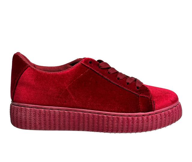 Women's Ninety Union Frenzy Fashion Sneakers in Wine color