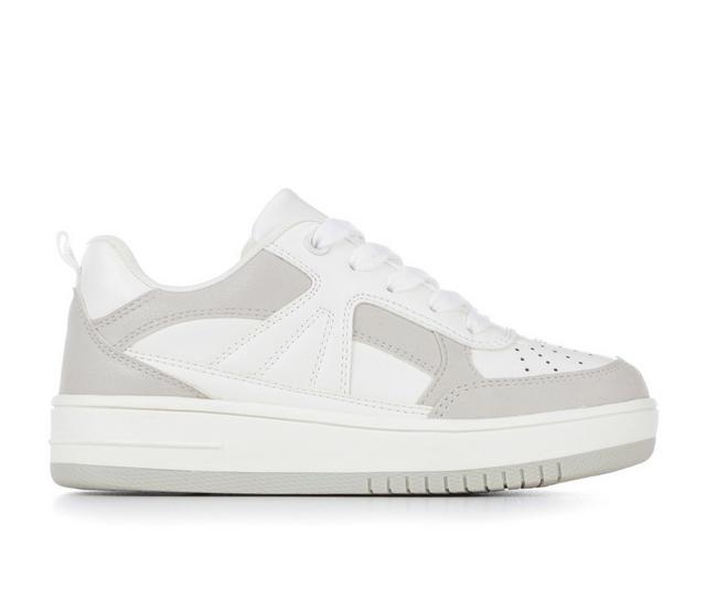 Kids' MIA Little Kid & Big Kid Cally Sneakers in White/grey color