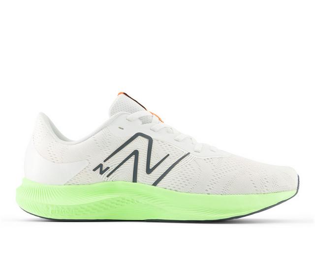 New Balance Pro Run Sneakers in Wht/Lime/Graph color