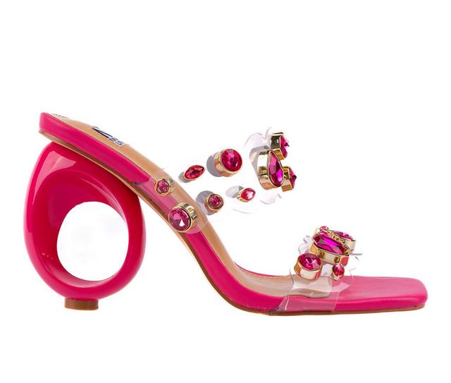 Women's Ninety Union Joyful Dress Sandals in Fuschia color