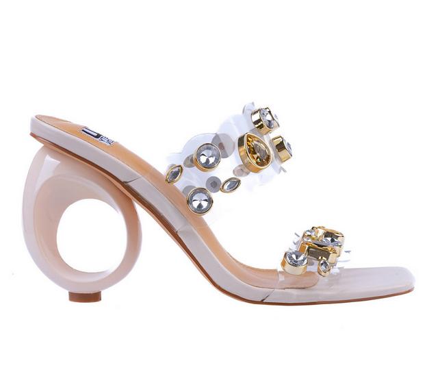 Women's Ninety Union Joyful Dress Sandals in Ivory color