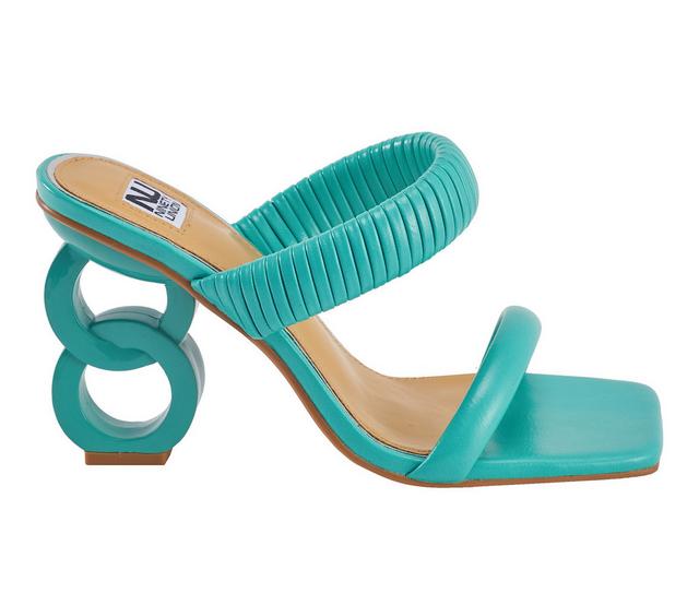 Women's Ninety Union Raddle Heels in Mint color
