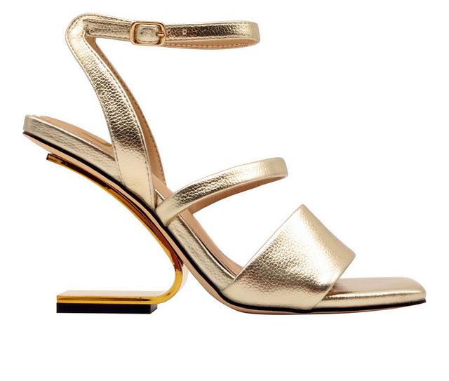 Women's Ninety Union Priva Dress Sandals in Gold color