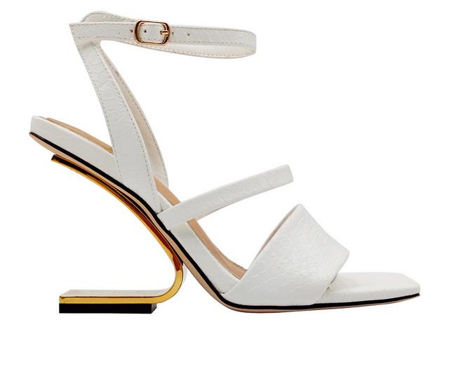Women's Ninety Union Priva Dress Sandals in White color