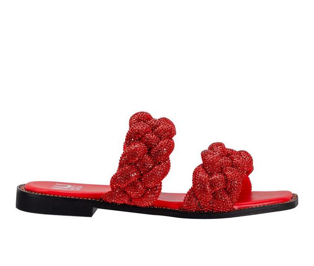 Women's Ninety Union Sunrise Sandals in Red color