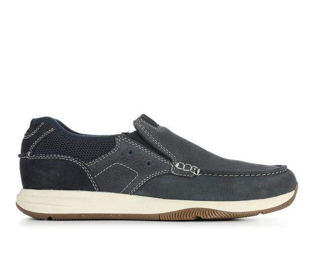 Men's Clarks Sailview Step Boat Shoes in Navy color