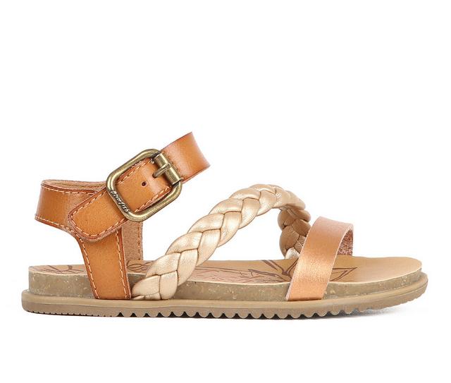 Girls' Blowfish Malibu Toddler & Little Kid Mylo T Sandals in Soft Sand color