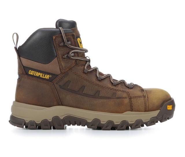 Men's Caterpillar Threshold Rebound Waterproof NM Comp Toe Work Boots in Pyramid color