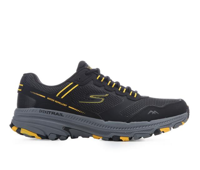 Men's Skechers 220754 Go Run Trail Altitude 2.0 Trail Running Shoes in Black/Yellow color