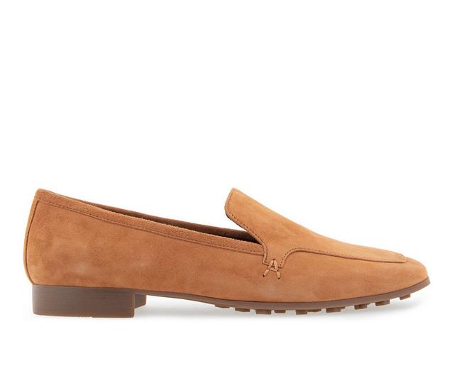 Women's Aerosoles Paynes Loafers in Tan Suede color
