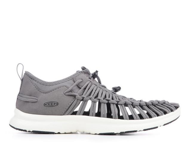 Men's Keen Outdoor Uneek O3 Sneaker Sandals in Steel Grey/Whit color