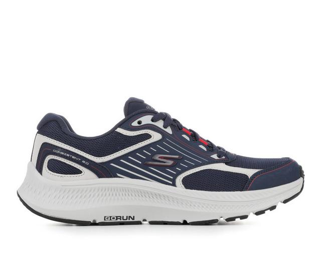 Men's Skechers 220866WW Go Run Consistent 2.0 Walking Shoes in Navy/Red color