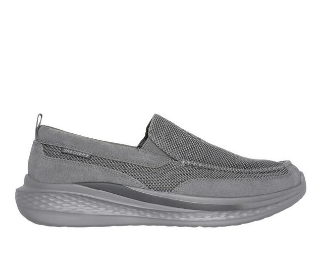 Men's Skechers 205102 Slade Munson Casual Shoes in Gray color