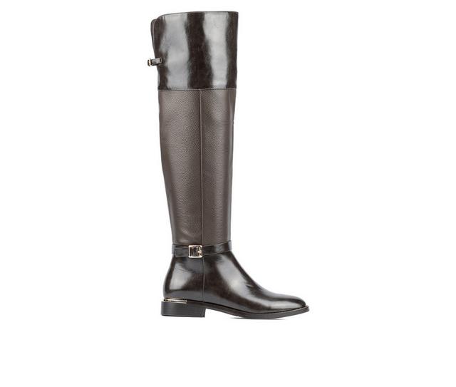 Women's Torgeis Coral Knee High Boots in Brown color