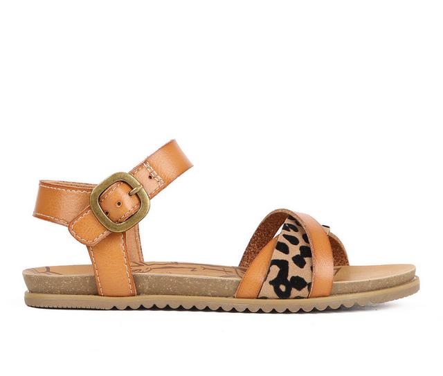 Girls' Blowfish Malibu Little Kid & Big Kid Monti Sandals in Honey/Leopard color