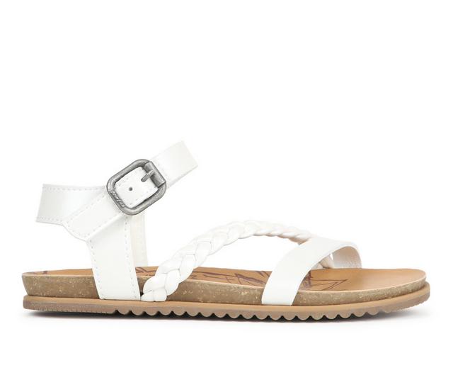 Girls' Blowfish Malibu Little Kid & Big Kid Mylo Sandals in Pearl White color